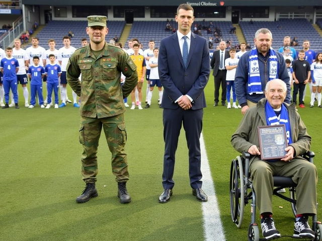 Sigma Olomouc oslavila hrdinství válečného veterána Františka Štěpánka