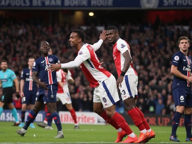 PSG slaví výhru 1:0 v prvním semifinále Ligy mistrů proti Arsenalu
