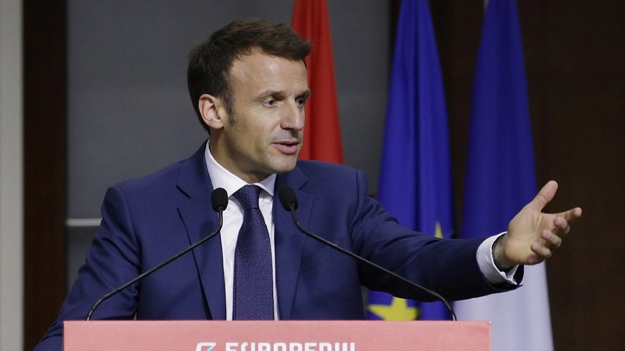 Macron varuje před křehkým příměřím cel: Evropa by měla aktivovat všechny páky