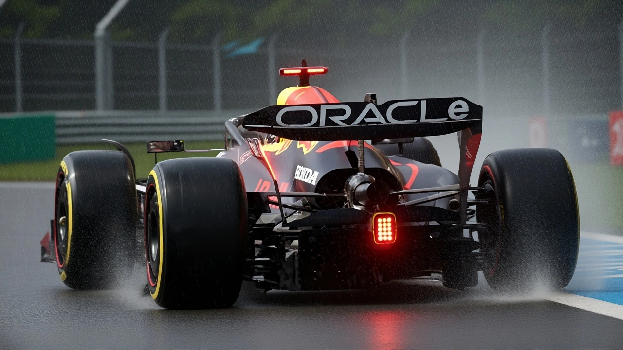 Déšť způsobil 90‑minutové zpoždění belgického GP ve Spa – Norris, Piastri a Verstappen v popředí