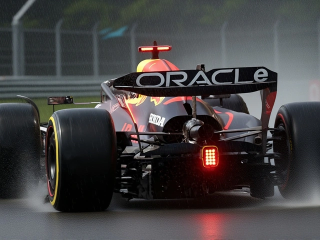 Déšť způsobil 90‑minutové zpoždění belgického GP ve Spa – Norris, Piastri a Verstappen v popředí