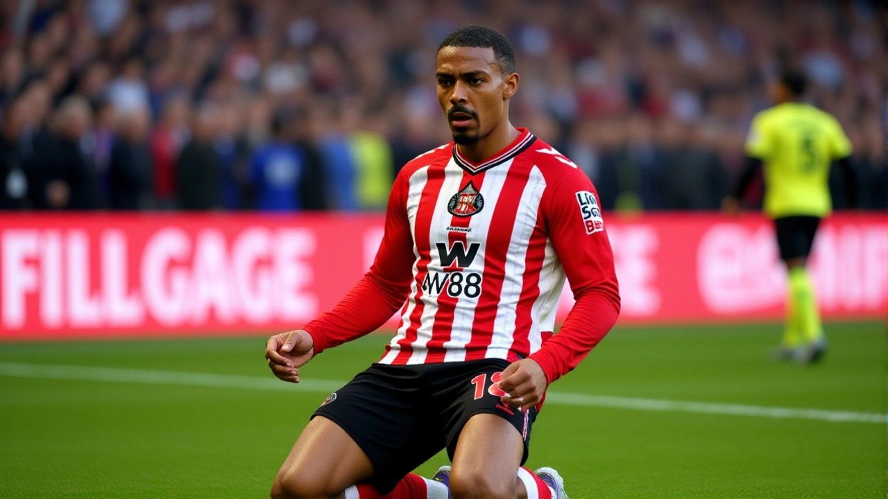 Sunderland překvapil Chelsea 2:1 pozdním gólem Talbiho a vstoupil na 2. místo v Premier League